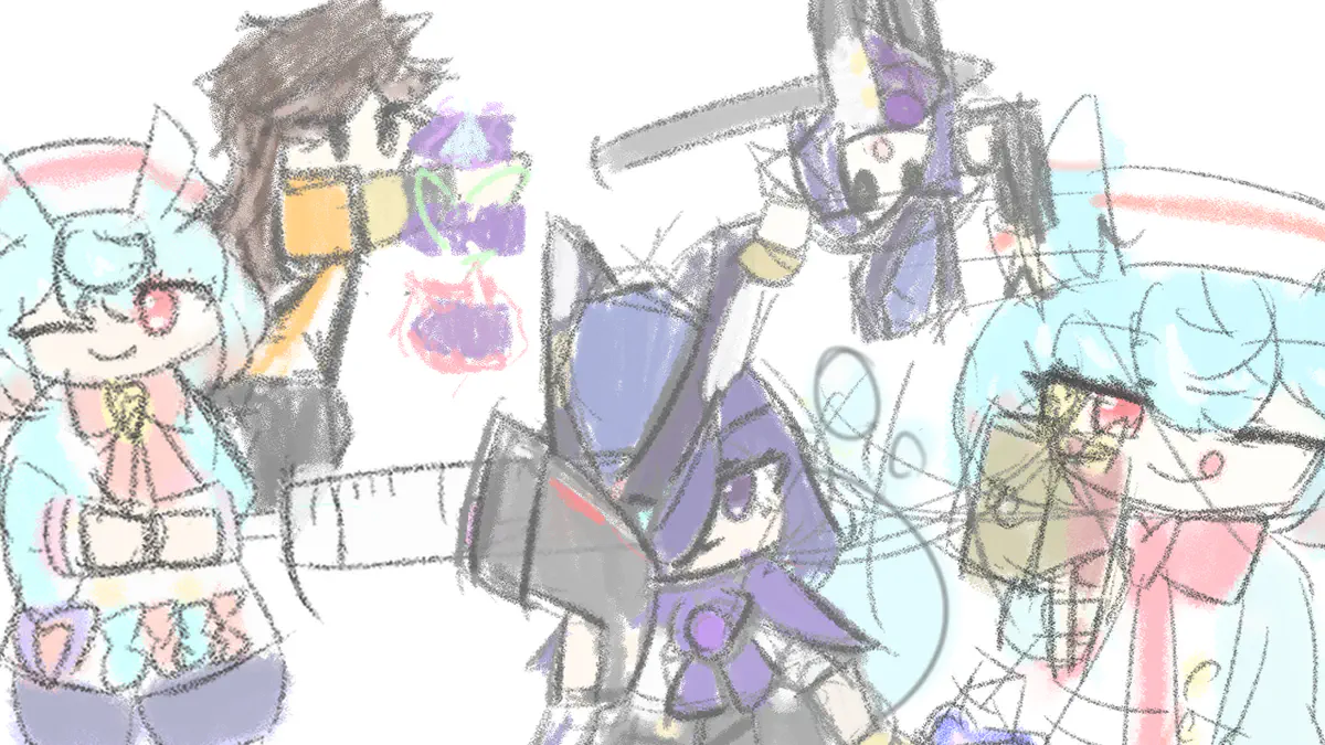 キャラ性能予想などのための落書き達！！
