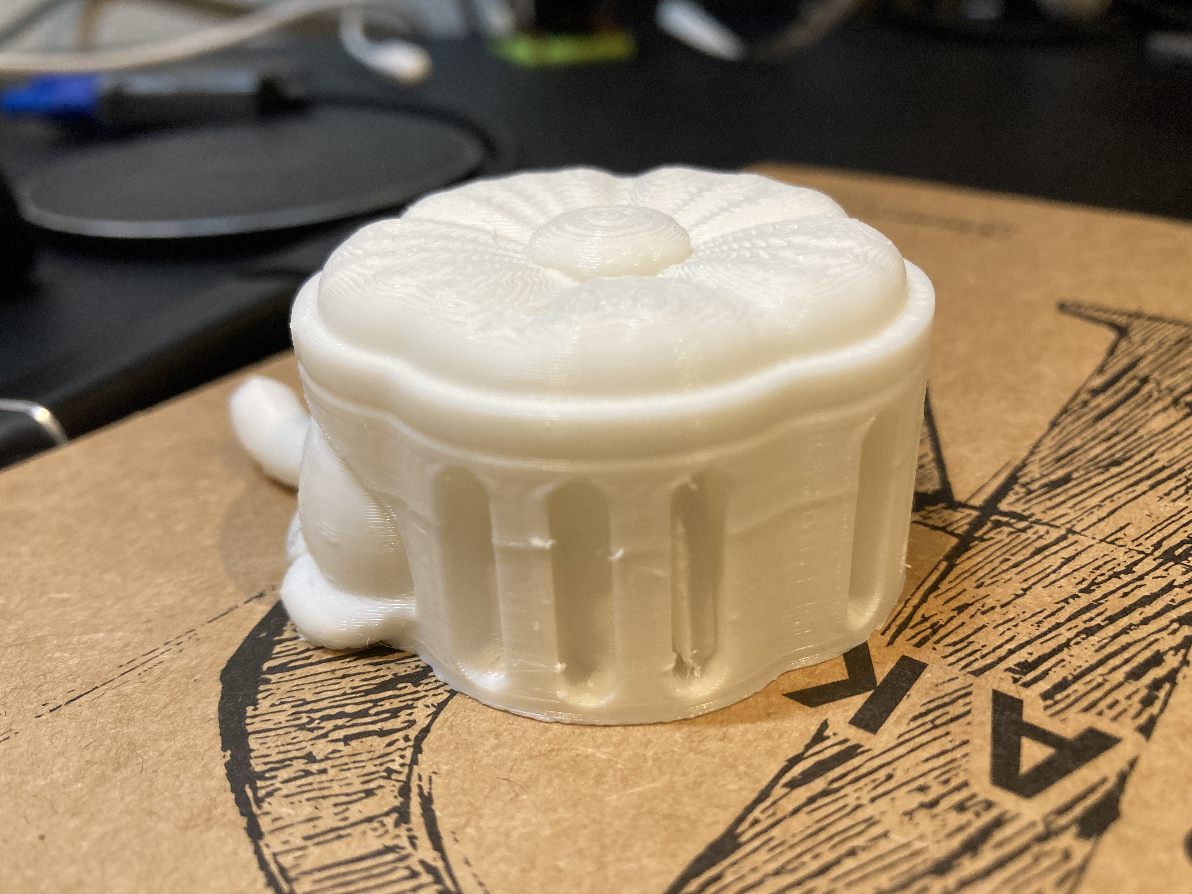 色塗り前の3Dプリント物1