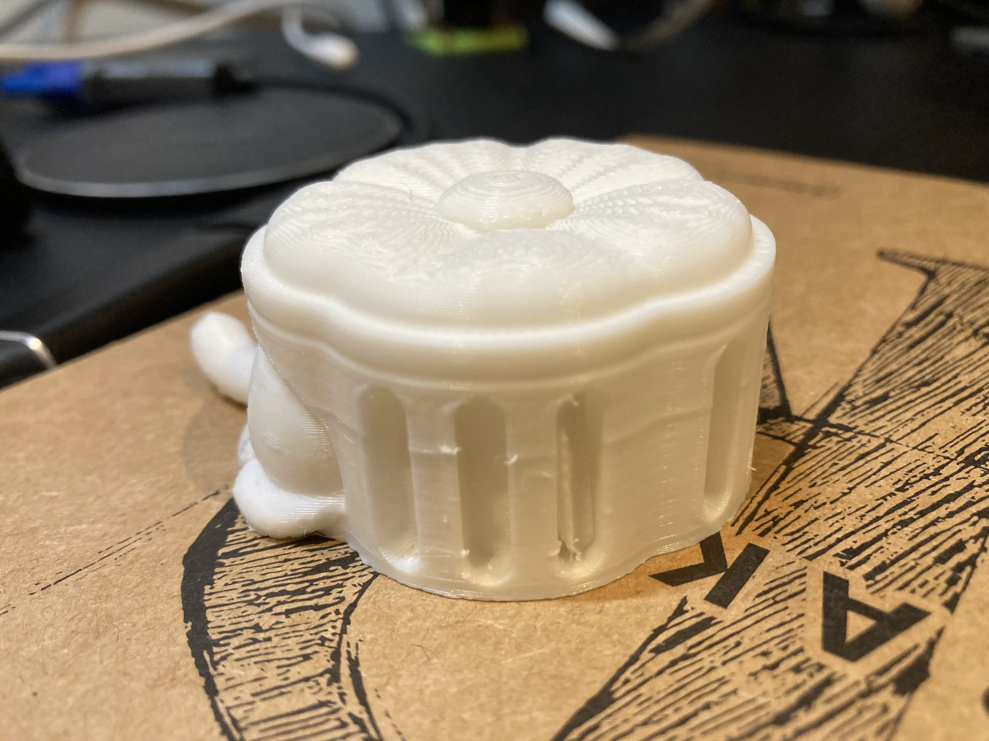 色塗り前の3Dプリント物1