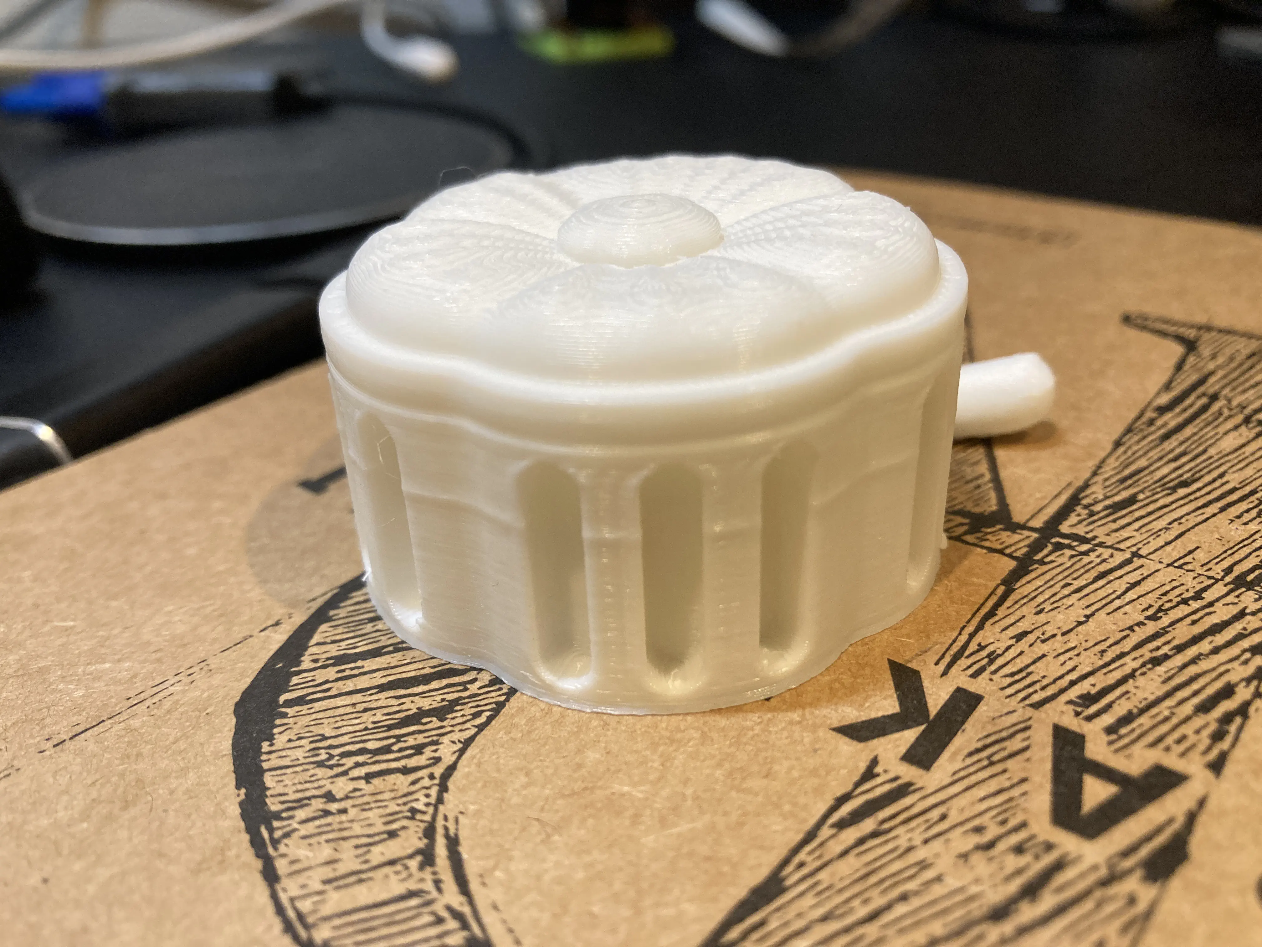 色塗り前の3Dプリント物2