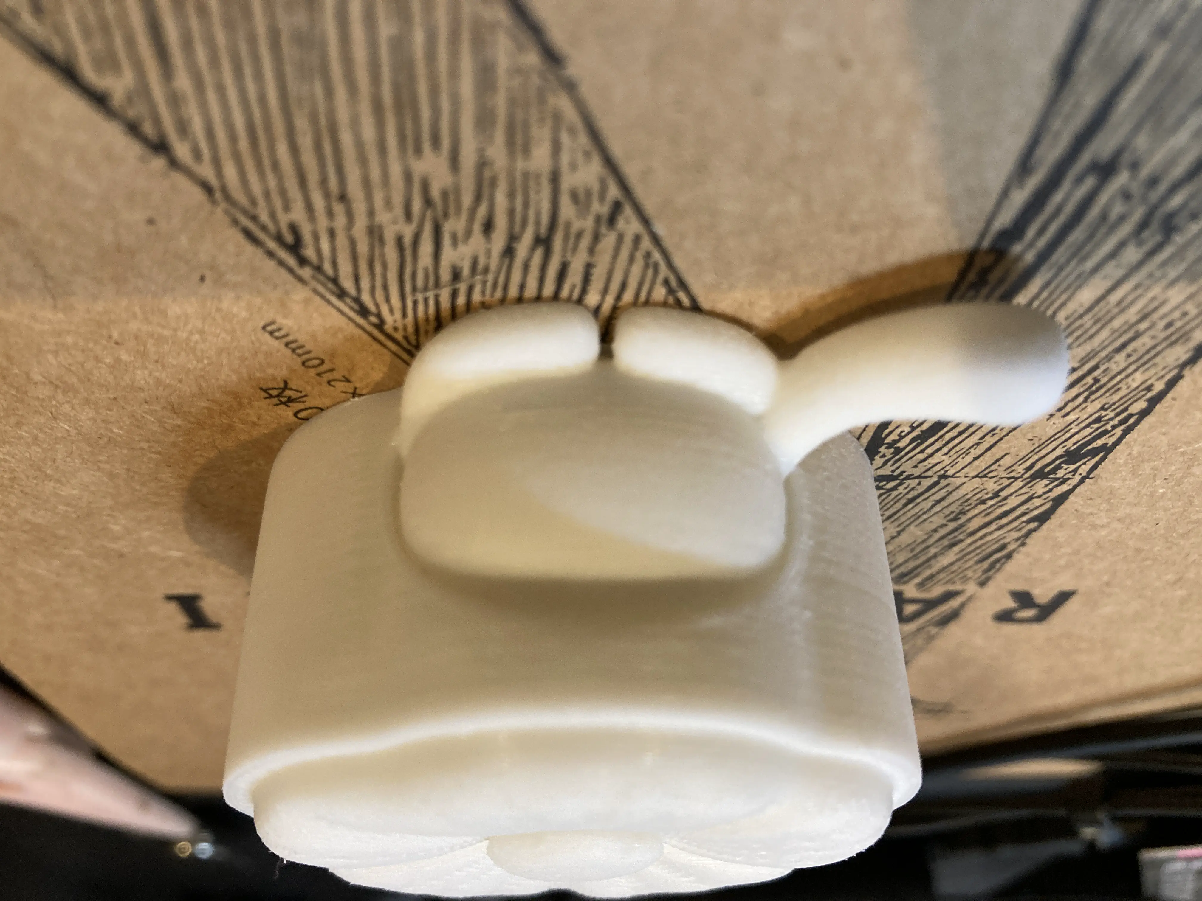 やすりがけ後の3Dプリント物1