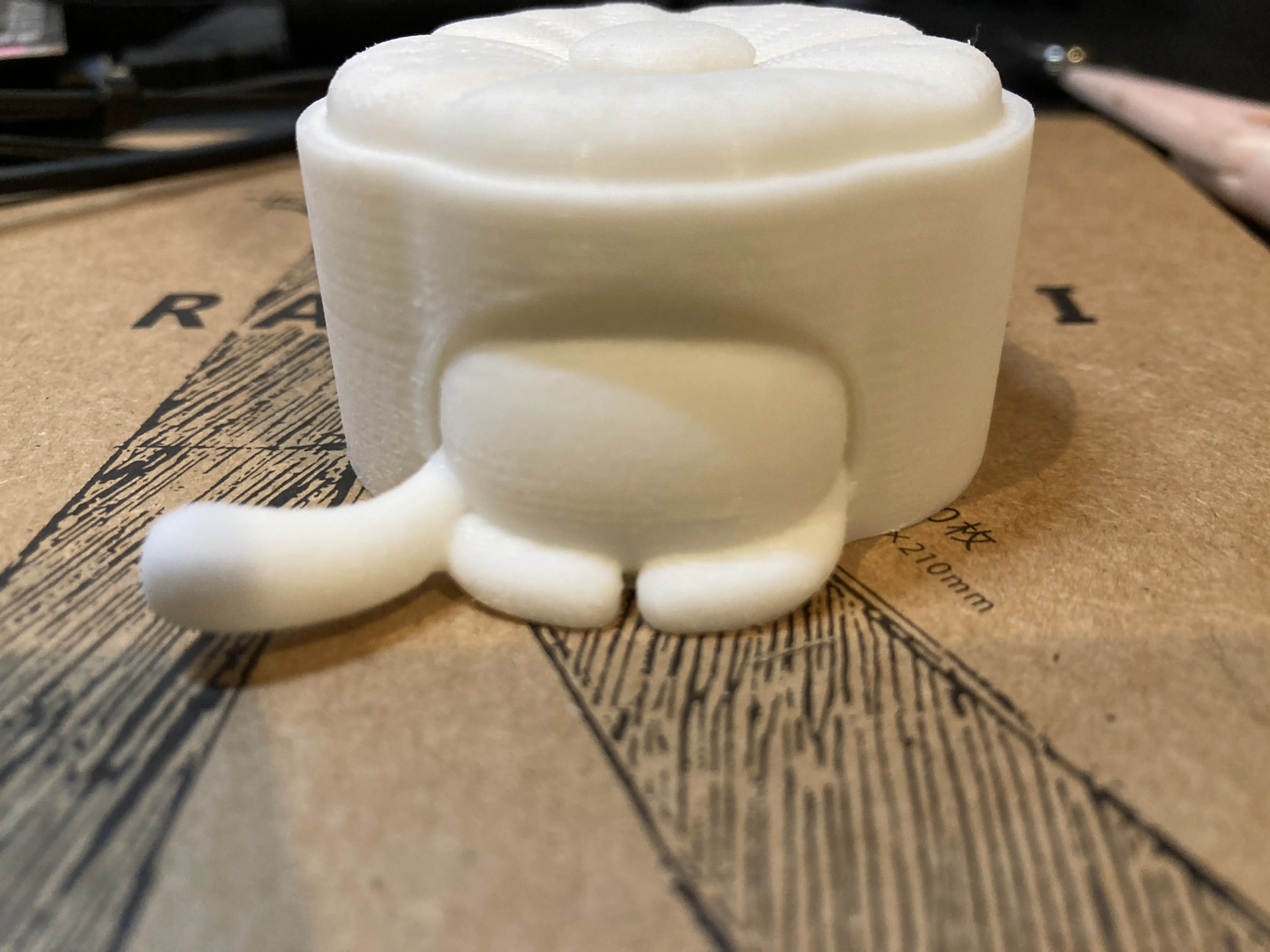 やすりがけ後の3Dプリント物1