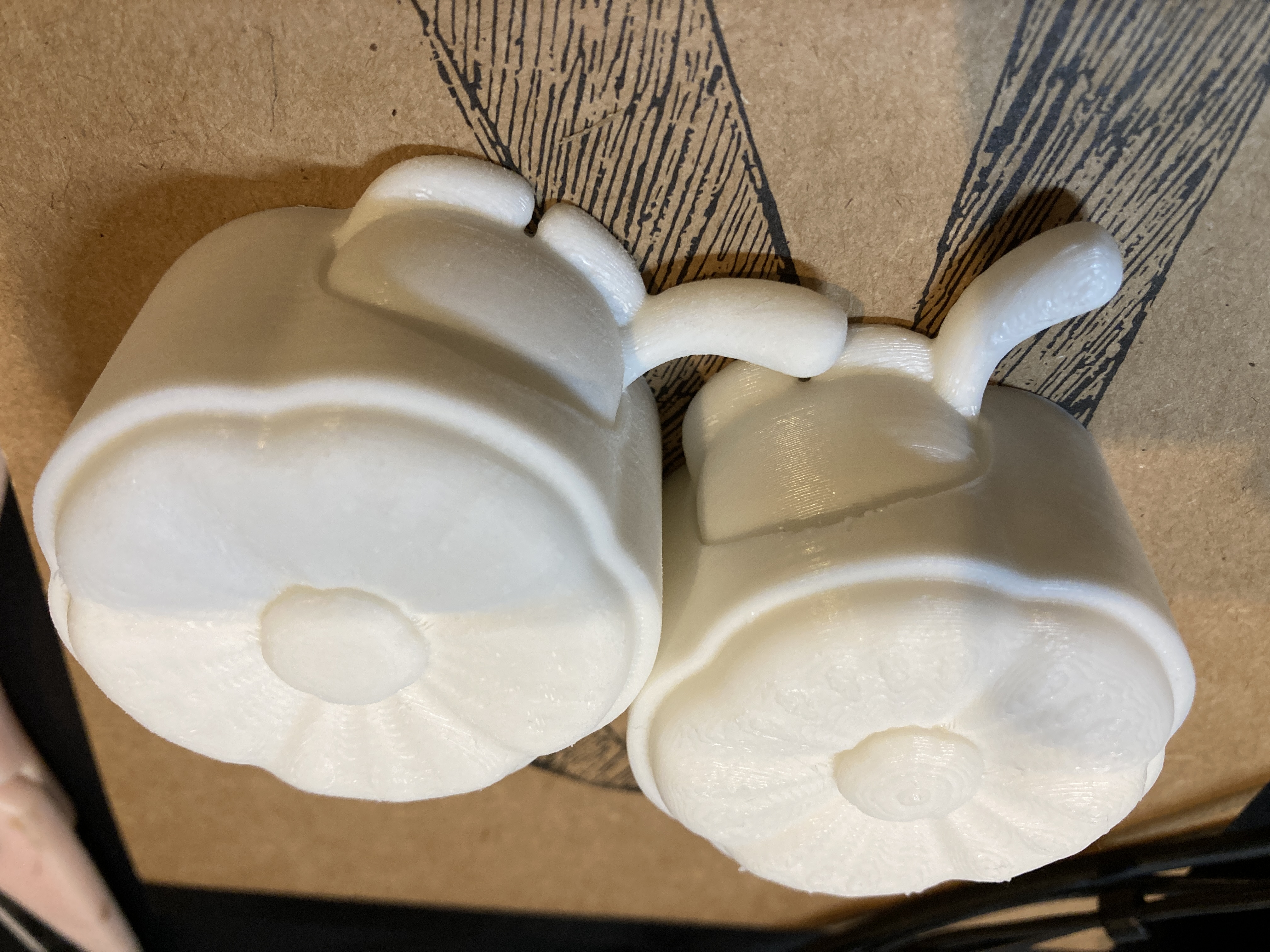 やすりがけ後の3Dプリント物3