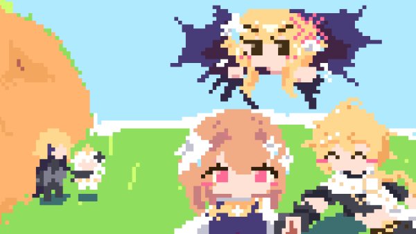 原神ver5.8の妄想や配信のサムネイル用として描いたイラスト等！