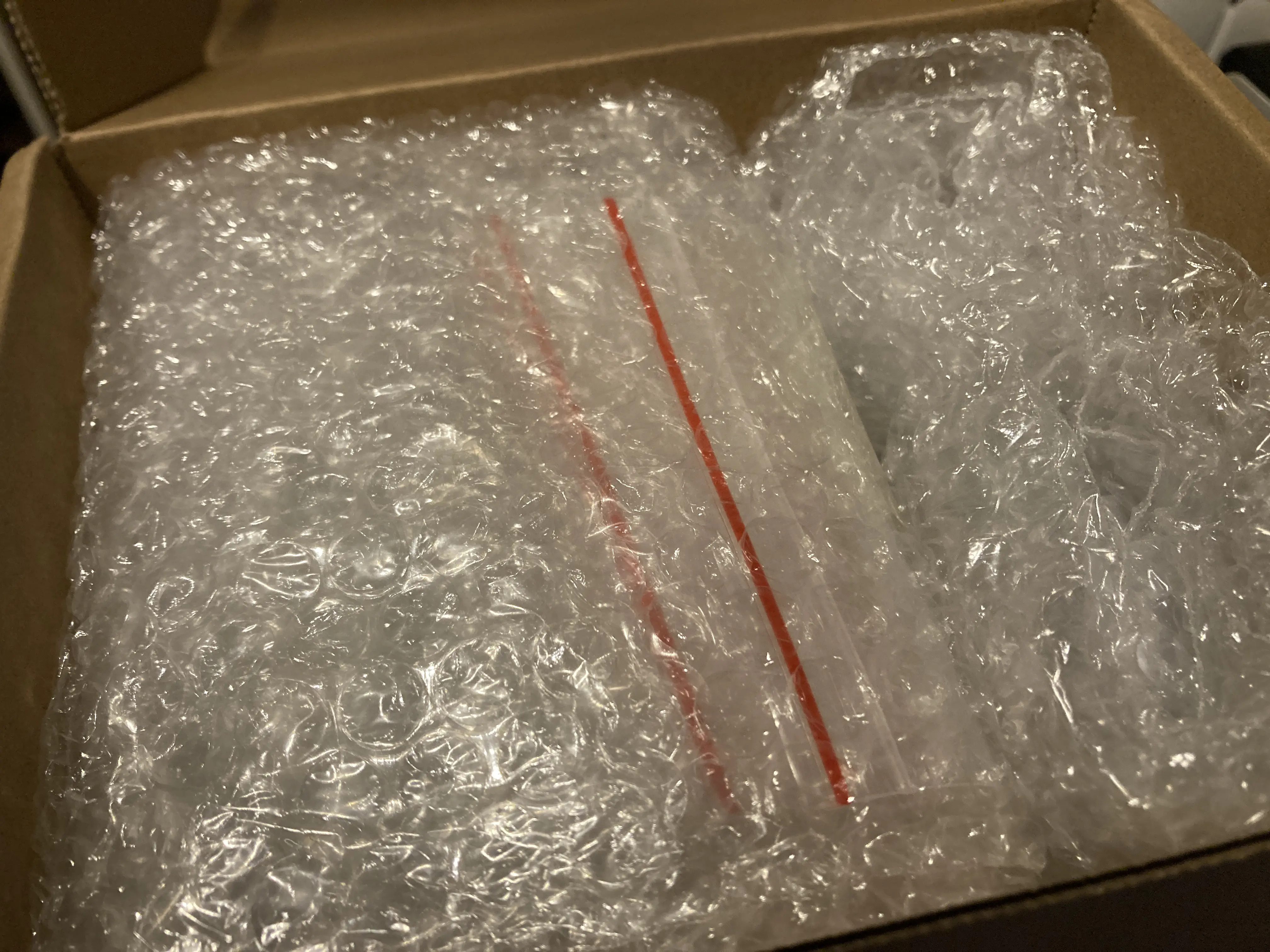 届いた荷物