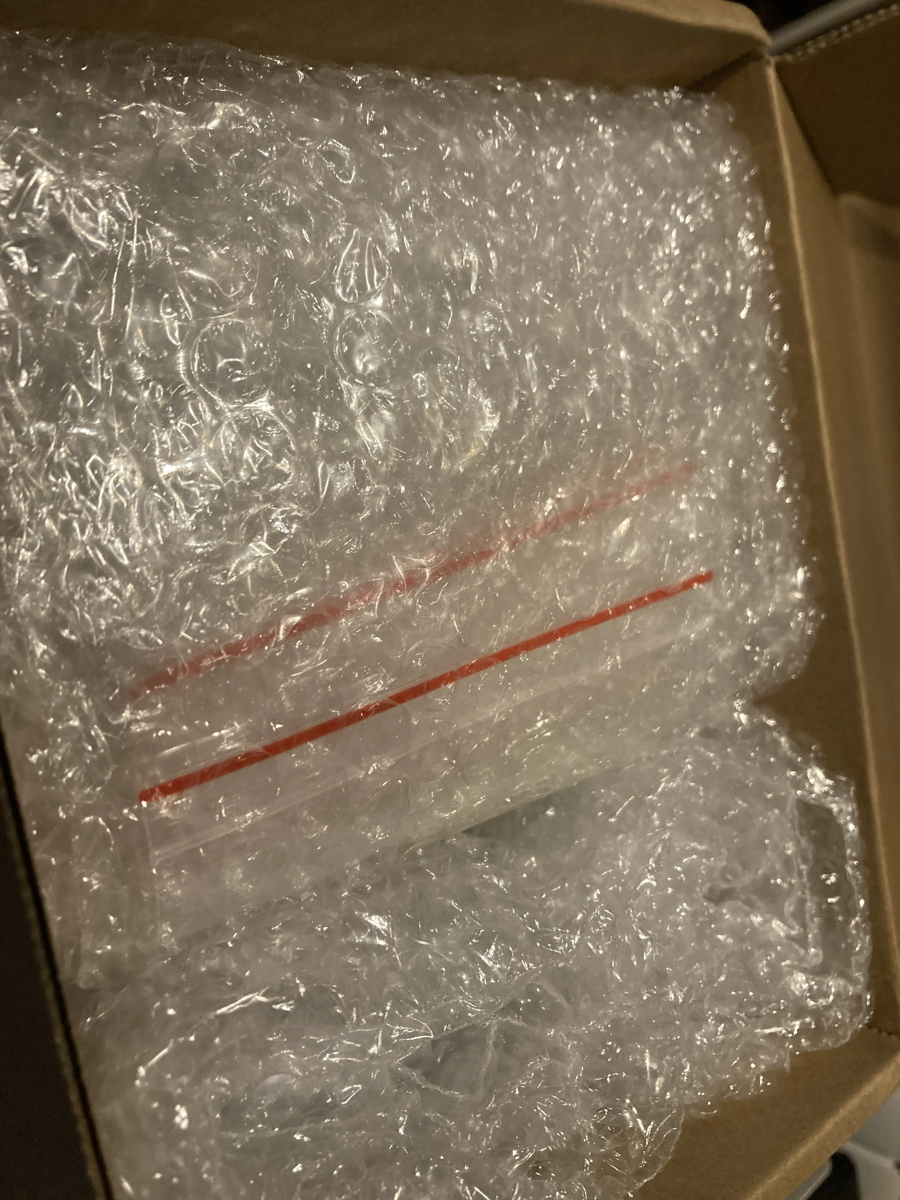 届いた荷物