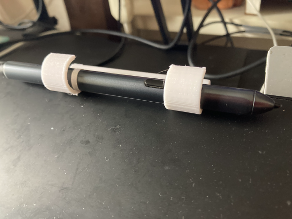 3Dプリンターでペンタブのペンホルダーを作ってみた